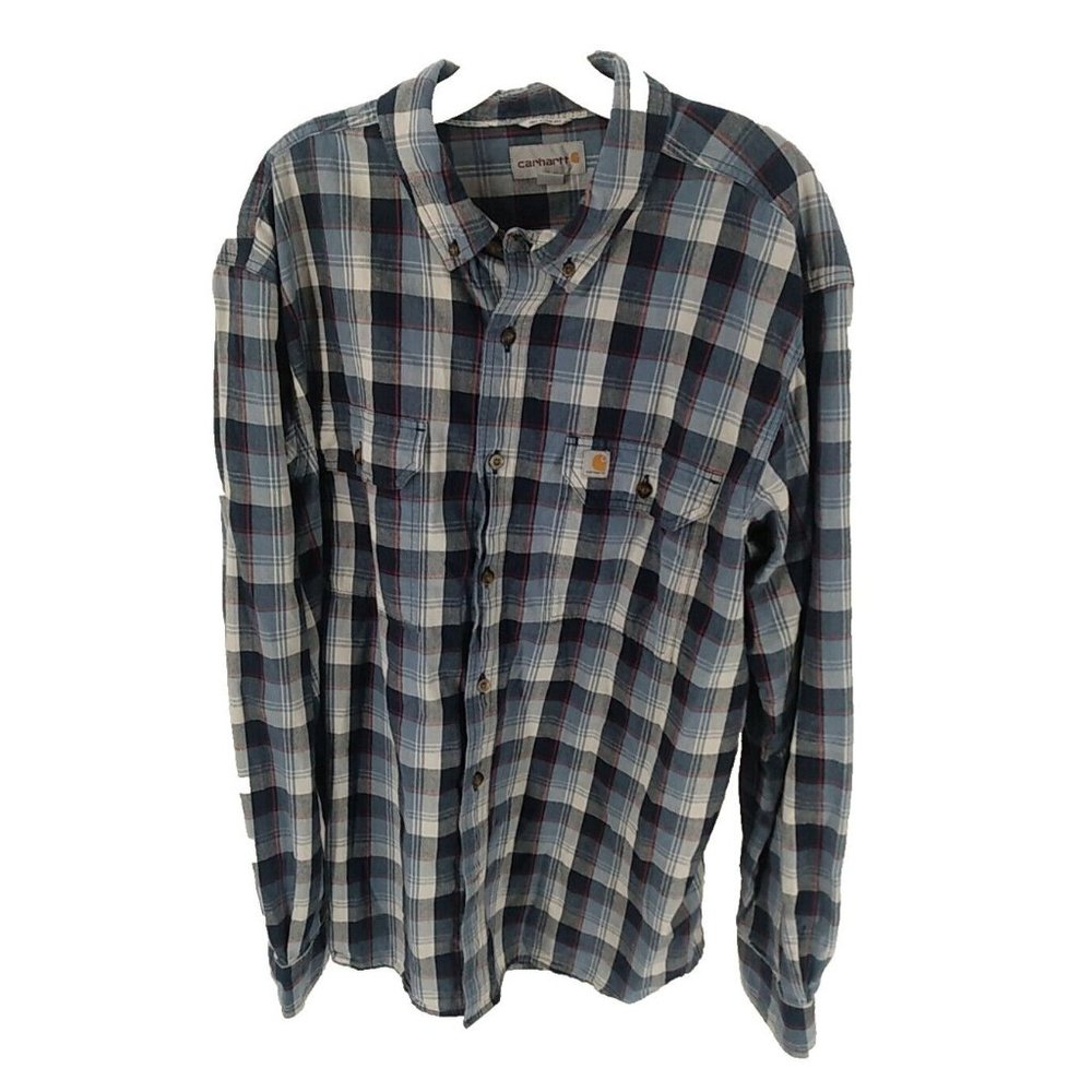 Carhartt Mens Shirt XL  Relaxed-Fit Lightweight Long Sleeve